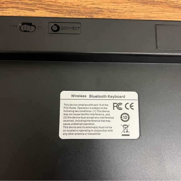 HXMJ-Large Print Bluetooth Mini Keyboard Compatible with Apple Products - Picture 6 of 12